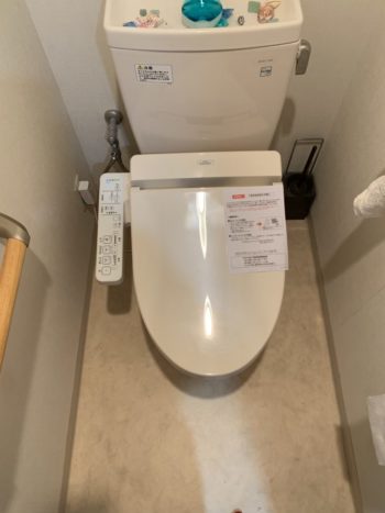 枚方市トイレ便座交換工事